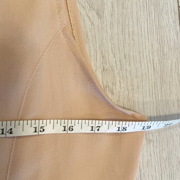 90's nude sleeveless button down dress - Picture 11 of 14